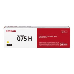 Canon 075H Y original tonerpatron XL Yellow - 2500 sider